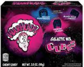 Warheads Galactic Cubes Box 99g