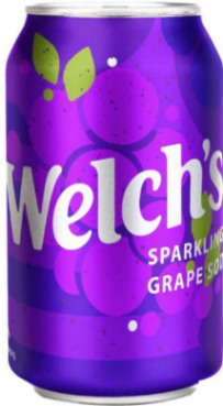 Welchs Grape Soda 355ml Can