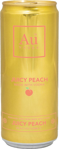 AU VODKA JUICY PEACH 330ML 