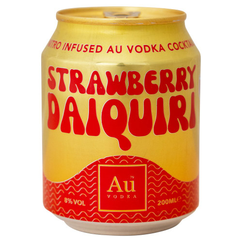 AU VODKA STRAW DAIQUIRI 200ml 8%
