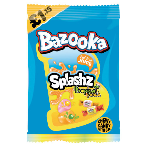 Bazooka Splashz Tropical 120g