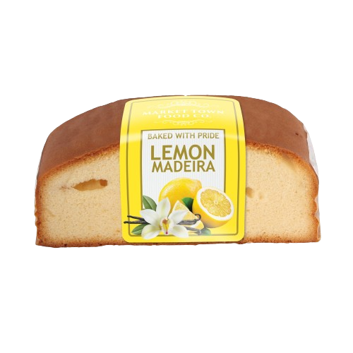 Market Town Lemon Madeira Slab Cake 400g