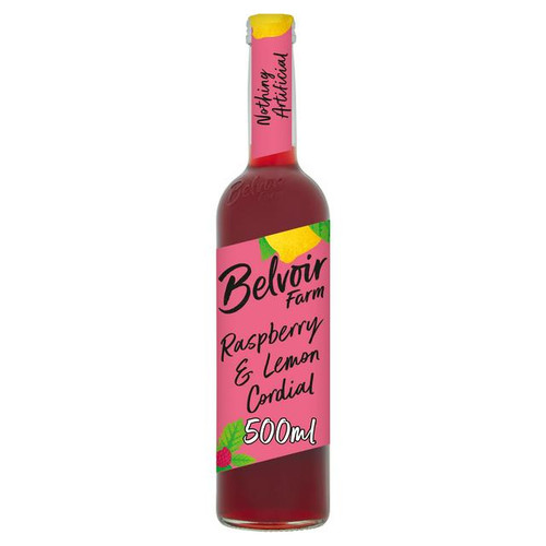BELVOIR RASPBERRY AND LEMON CORDIAL 500ml