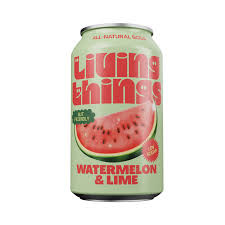 Living Things Watermelon & Lime Soda 330ml