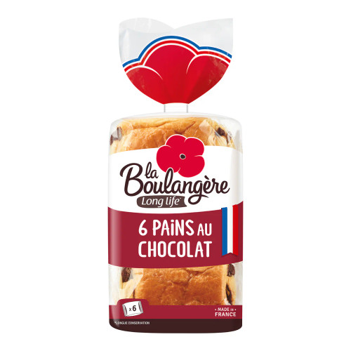 La Boulangere Pain Au Chocolat 6pk 270g