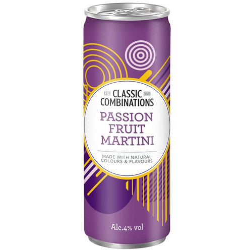 Classic Combinations Passion Fruit Martini 250ml 3.4%
