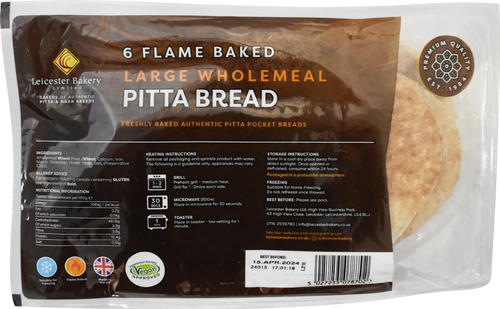 Leicester Bakery Wholemeal Pitta Bread