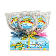Seaside Rainbow Mallow Pops 40g