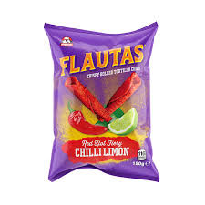 Inventure Flautas Red Hot Fiery Chilli Limon 150g