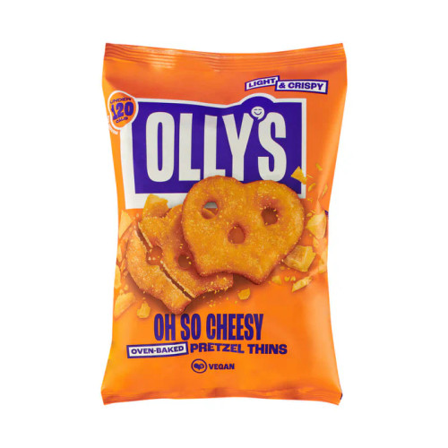 Ollys Vegan Cheese Pretzel Thins 140g