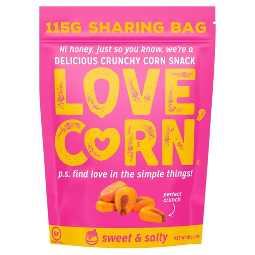 LOVE CORN SWEET & SALTY 45G x 10 bags