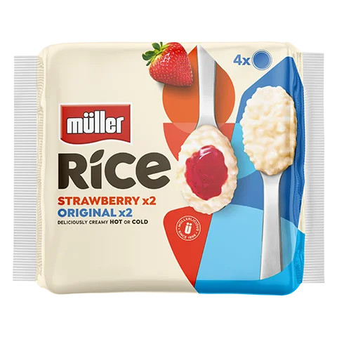 Muller Rice Strawberry / Original 4 Pack 4x170g