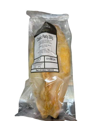 Toppings Pies Classic Pasty 230g (Ridged back)