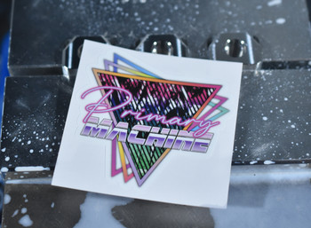 Primary Machine Retro Sticker Primary Machine Retro Sticker