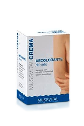 Mussvital crema decolorante de vello