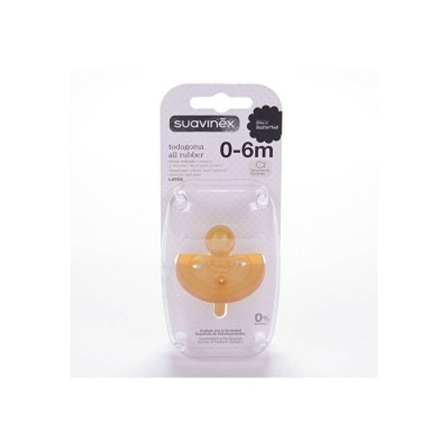 Chupete latex t redonda suavinex todogoma 0 - 6 m