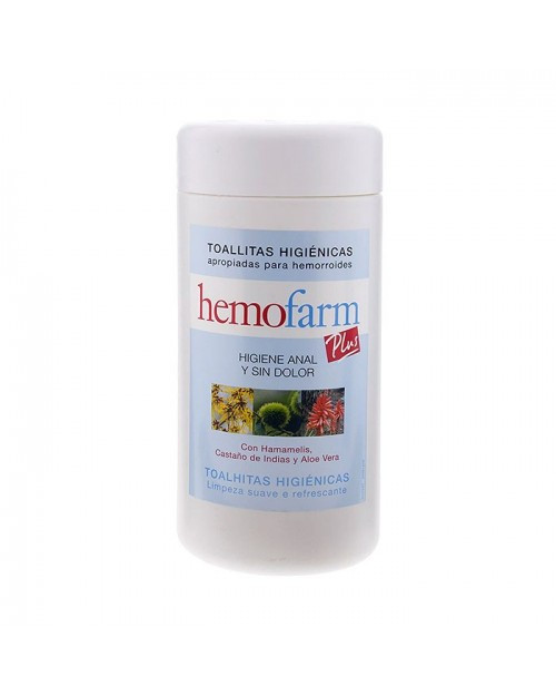Hemofarm toallitas 60 U