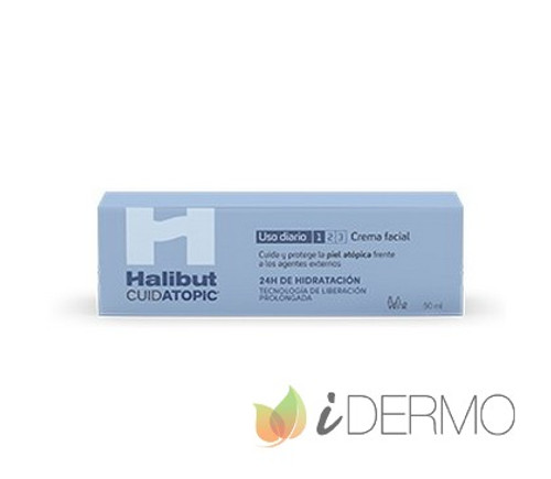 Halibut cuidatopic crema facial 50 mL