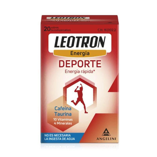 Leotron energía rápida deporte 20 sobres