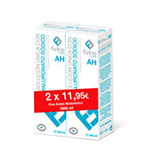 Farline óptica solución única 1000 mL 2 U