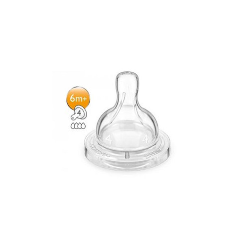 Avent tetina anti-colic flujo rápido 2 unidades +6 meses