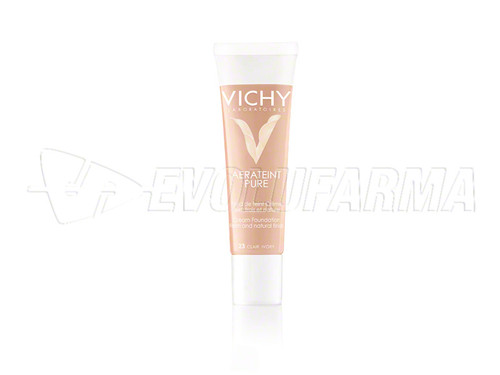 Vichy aera teint pure fondo de maquillaje en crema. envase de 30 mL.