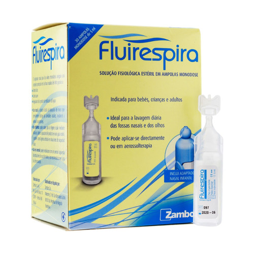 Fluirespira limpieza nasal con aplicador nasal 30 monodosis