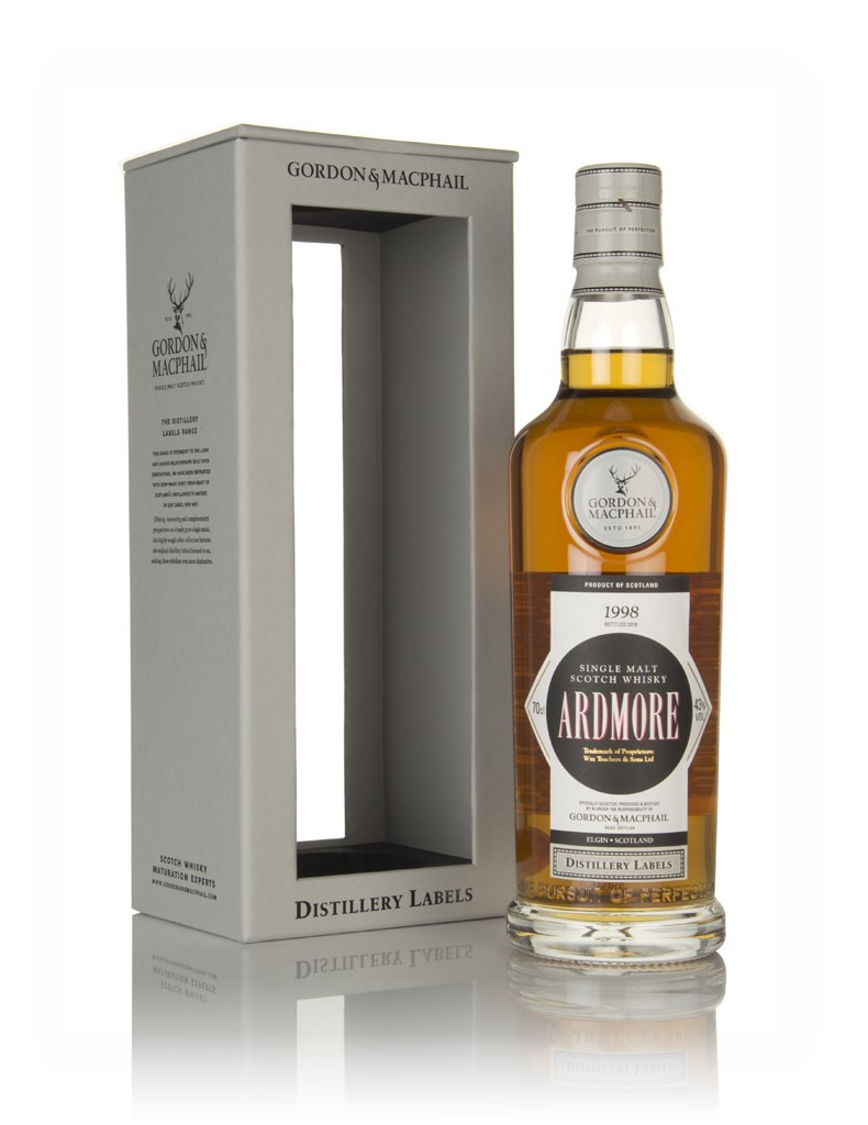 Ardmore 1998 (bottled 2018) - Distillery Labels (Gordon & MacPhail