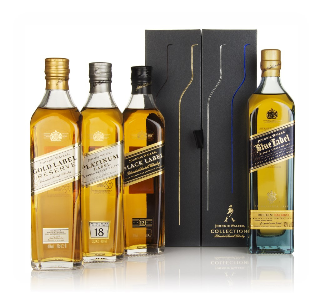 Johnnie Walker Collection Pack (4 x 20cl) 80cl Whisky | Master Of Malt