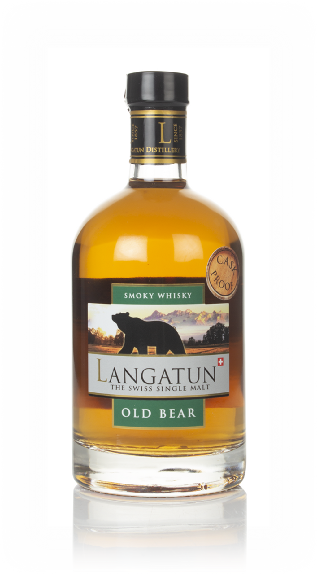 Langatun Old Bear Smoky Cask Proof (58.5%) 50cl Whisky