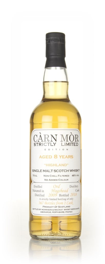 Glen Ord 8 Year Old 2009 - Strictly Limited (Càrn Mòr) 70cl Whisky