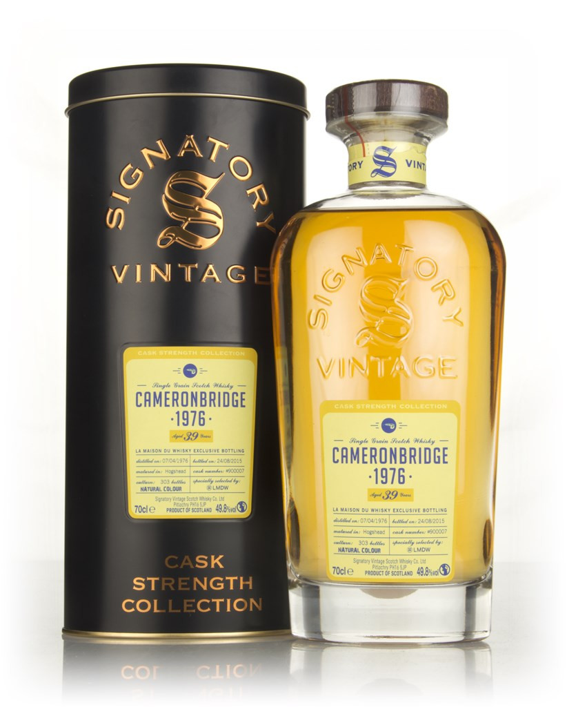 キャメロンブリッジ 39年 Cameron bridge 39シングルカスク Cameronbridge 39 Year Old 1976 (cask 900007) - Cask Strength