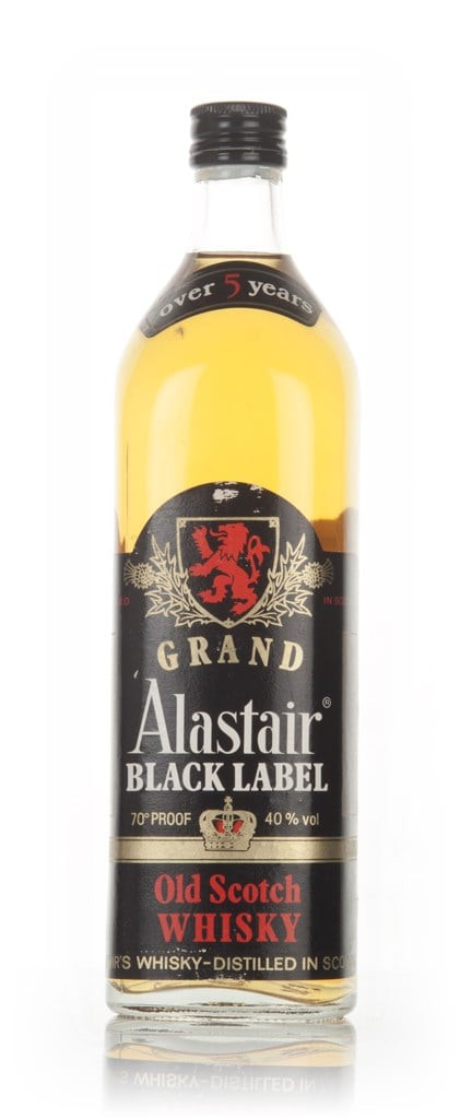 ウイスキー GRAND ALASTAIR 5 YEARS OLD Grand Alastair 5 Year Old Black Label - 1980s 70cl Whisky | Master