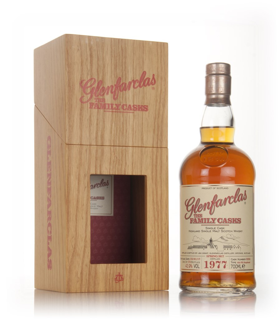 Glenfarclas 1977 (cask 8204) Family Cask Spring 2017 Release 70cl