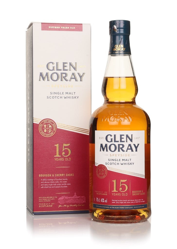 Glen Moray 15 Year Old - Elgin Heritage 70cl 70 cl / 40% ABV 10