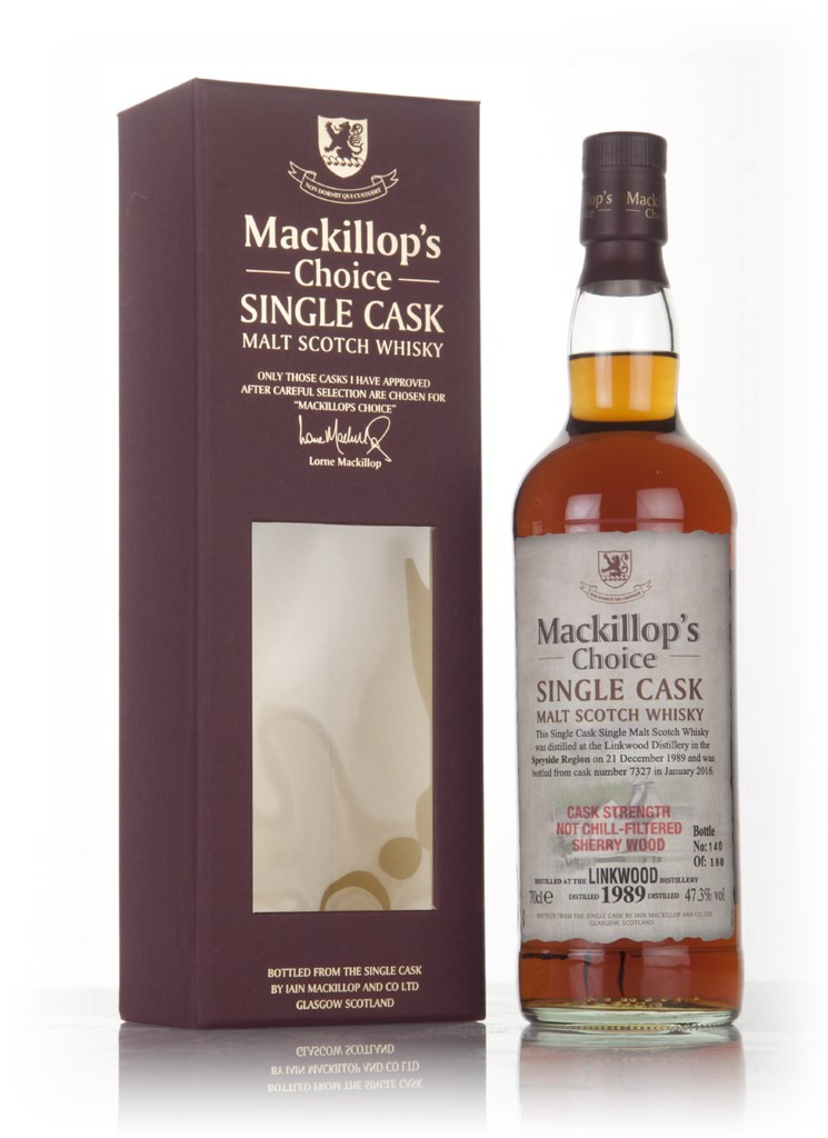 Linkwood 26 Year Old 1989 (cask 7327) - Mackillop's Choice 70cl