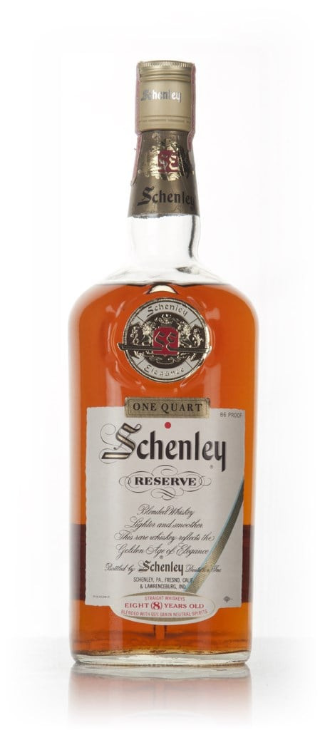 Schenley Reserve 8 Year Old Blended American Whiskey - 1960s 94.6