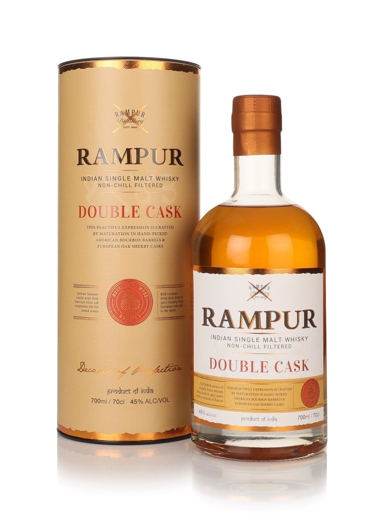 Rampur Double Cask Single Malt Whisky 70cl 70 cl / 45% ABV 6