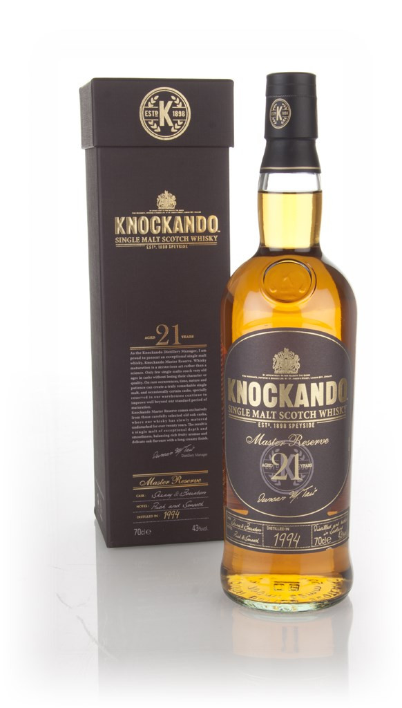 【期間限定】KNOCKANDO 21年 マスターリザーブ Knockando 21 Year Old 1994 Master Reserve 70cl Whisky | Master Of Malt