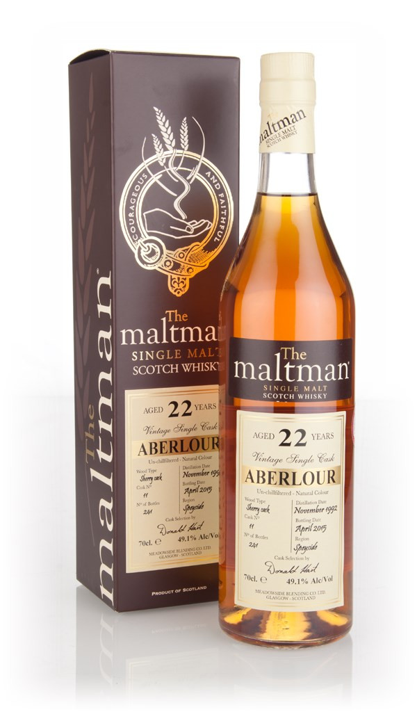 The Maltman ABERLOUR 1992 22年 箱付き Aberlour 22 Year Old 1992 (cask 11) - The Maltman 70cl Whisky