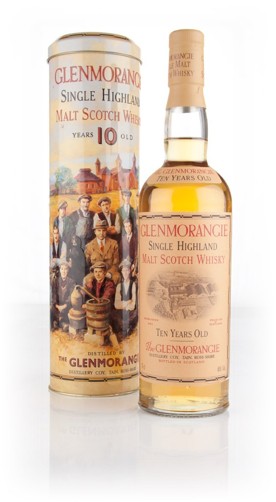 Glenmorangie 10 Year Old - 1990s (with The Sixteen Men of Tain Tin