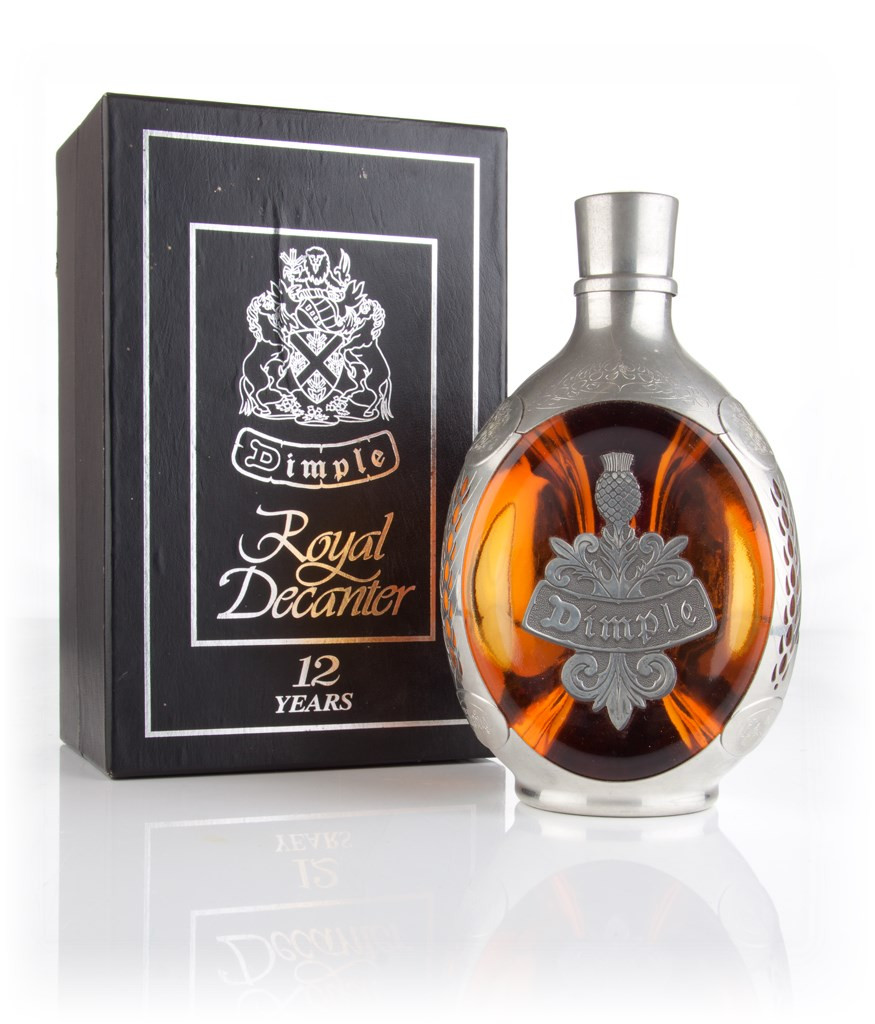 Haig Dimple 12 Year Old Royal Decanter (Pewter) 70cl Whisky