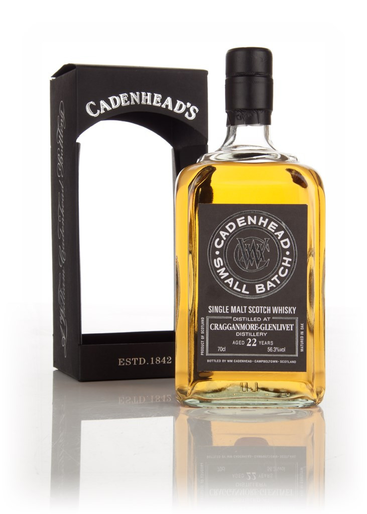 クラガンモア 1993 22年 ケイデンヘッド スモールバッチ Cragganmore 22 Year Old 1993 - Small Batch (WM Cadenhead) 70cl