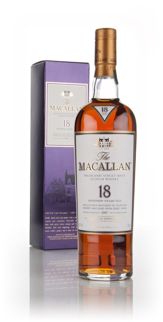 1997年MACALLAN 　18年　Sherr Cask 新品未開封　旧ボトル Macallan 18 Year Old Sherry Oak 1997 | Rare Whiskey Shop