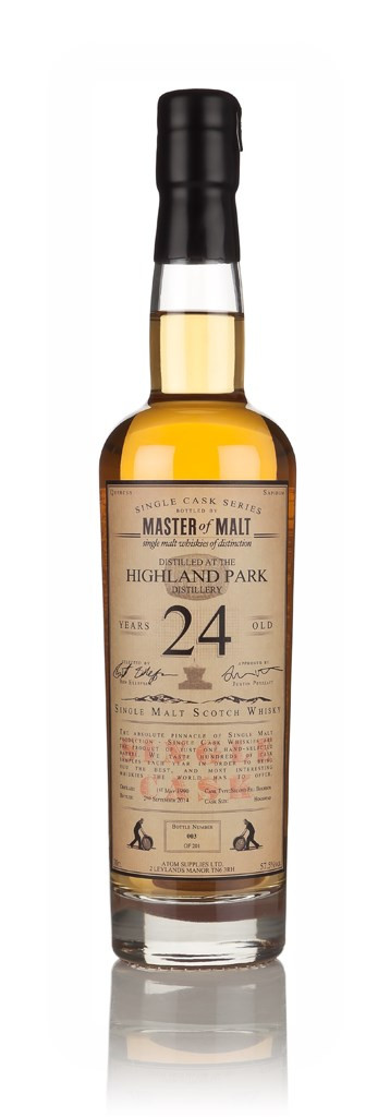 Highland Park 24 Year Old 1990 - Single Cask (Master of Malt) 70cl