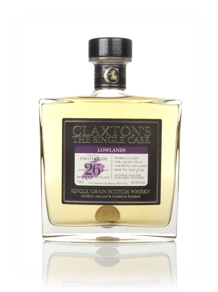 Strathclyde 26 Year Old 1992 - Claxton's 70cl Whisky | Master Of Malt
