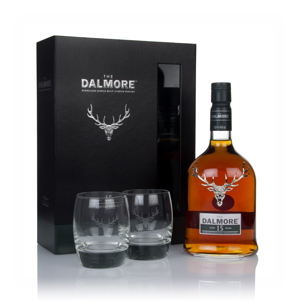 Dalmore 15 Year Old Gift Pack with 2x Glasses 70cl Whisky | Master