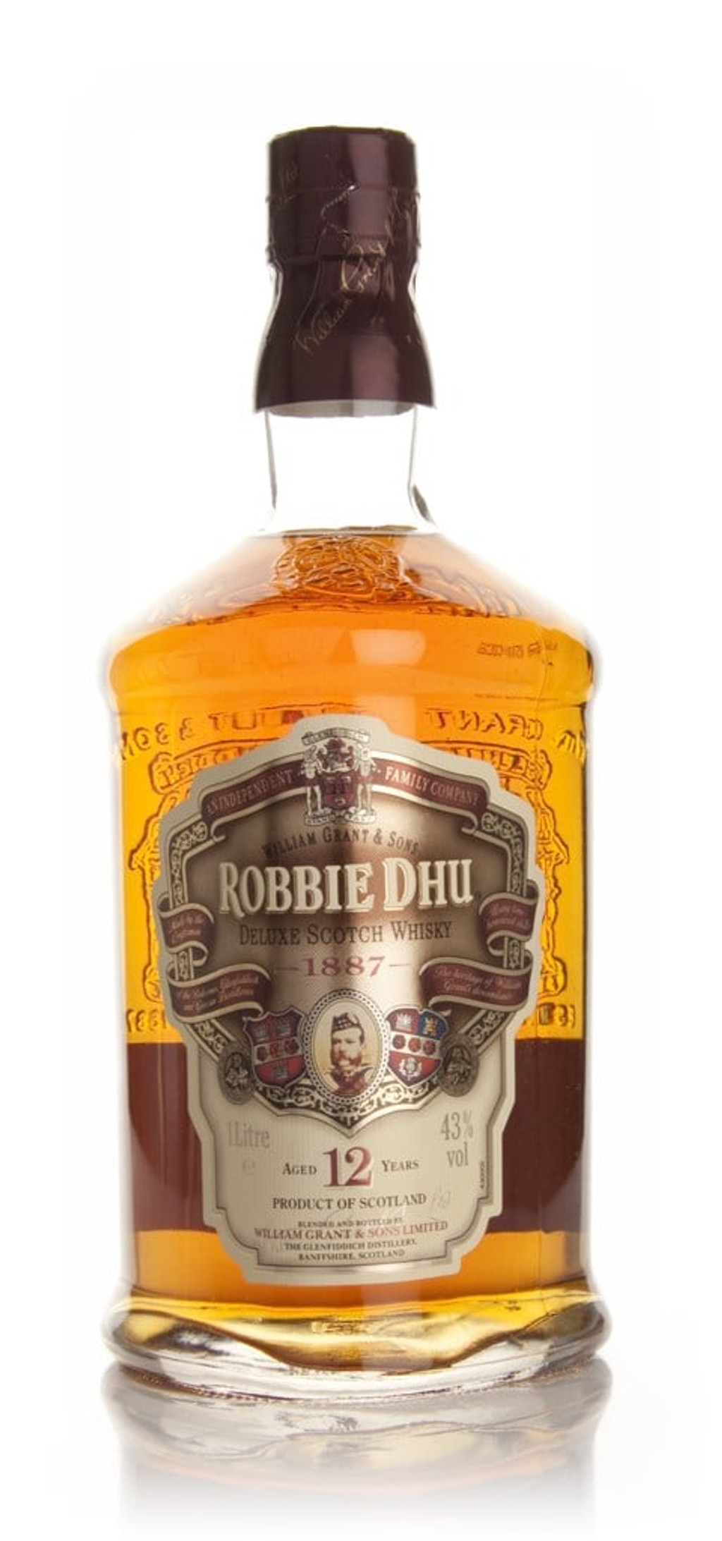 ROBBIE DHU 12年 スコッチウイスキー 1L 43.0% ROBBIE DHU 12年 スコッチウイスキー 1L 43.0% 未開封