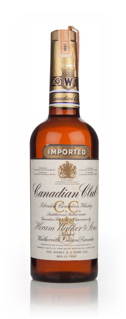 Canadian Club 6 Year Old Whisky - 1961 76cl | Master Of Malt