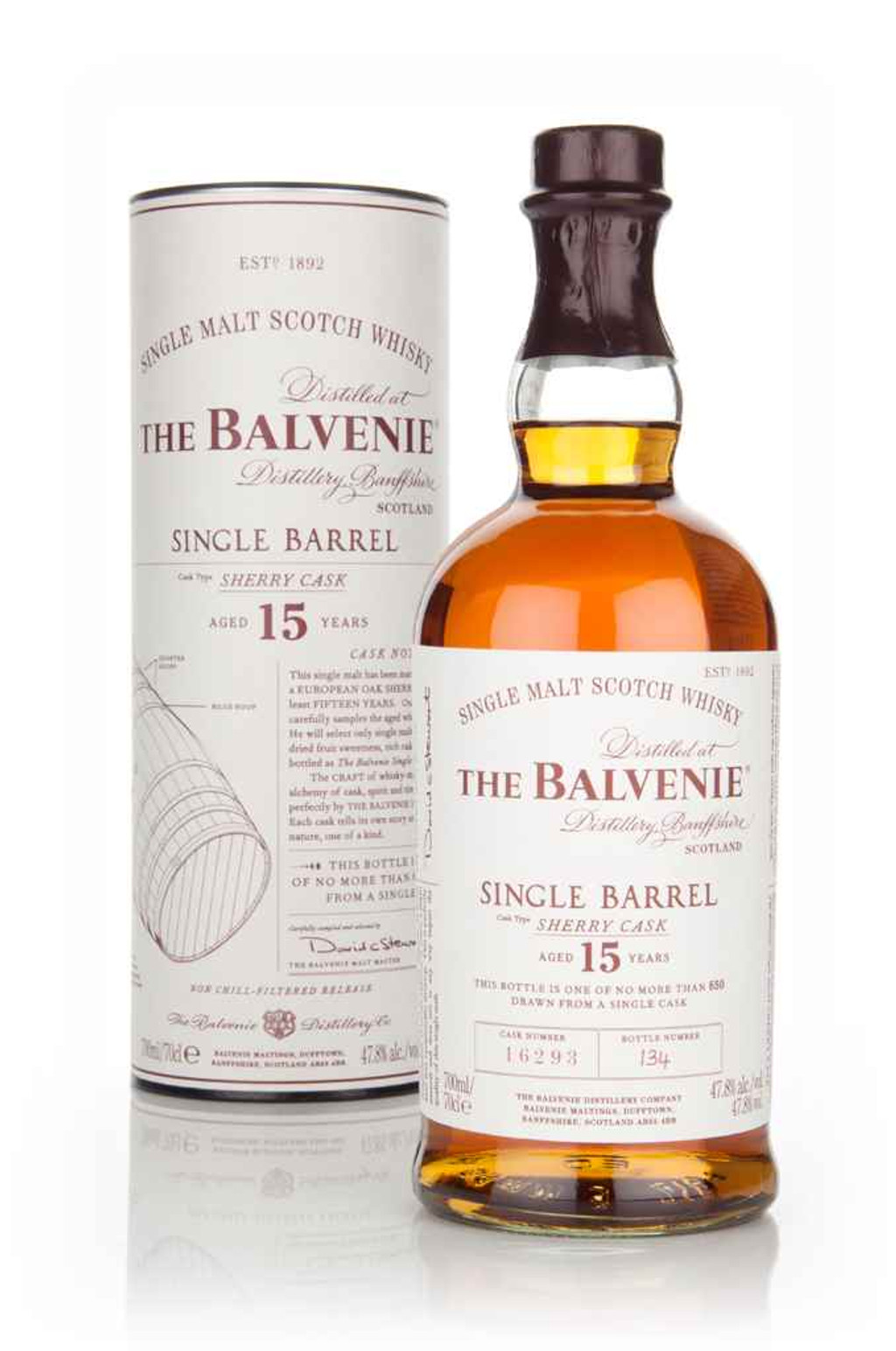 Balvenie 15 Year Old Single Barrel Sherry Cask 70cl Whisky